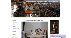 Desktop Screenshot of novicijat-bosnesrebrene.com